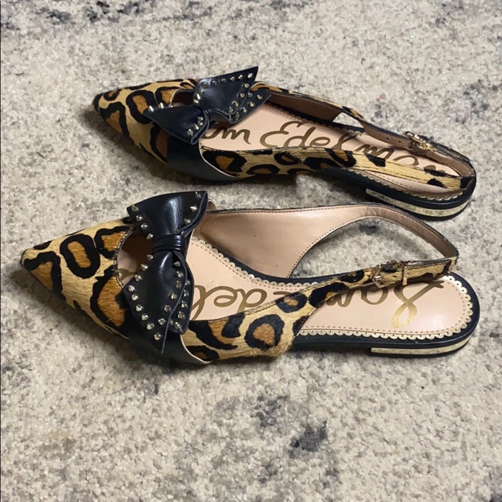 Sam Edelman Leopard Flats